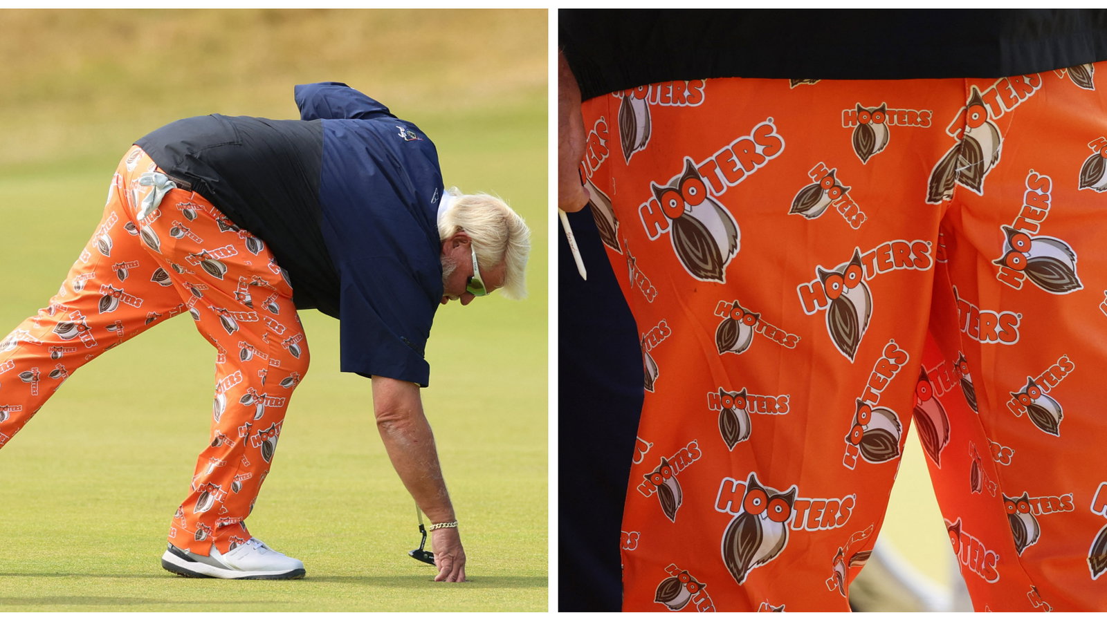 John Daly wears Hooters pants for second round of 150th Open Championship
